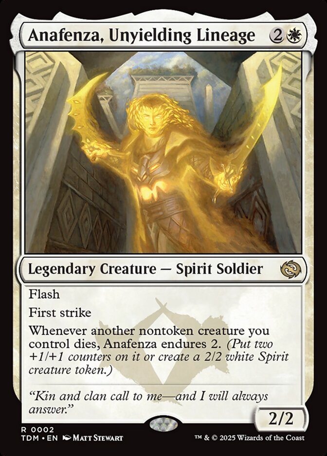 image Anafenza, Unyielding Lineage