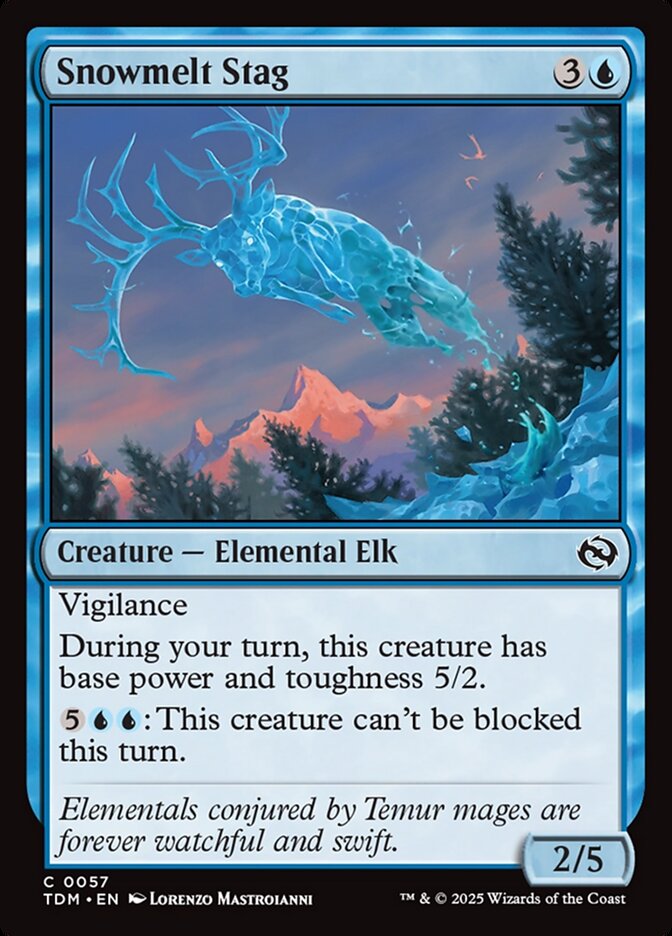 image Snowmelt Stag
