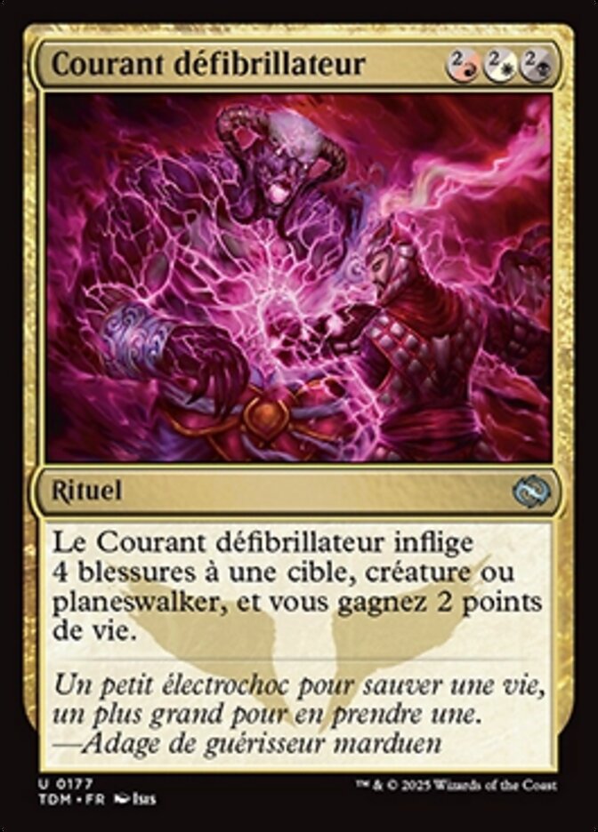 image Courant défibrillateur