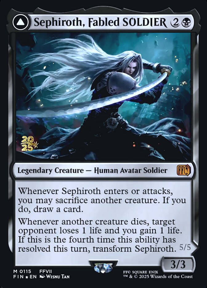 image Sephiroth, Fabled SOLDIER // Sephiroth, One-Winged Angel