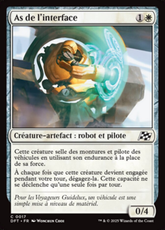 image As de l'interface
