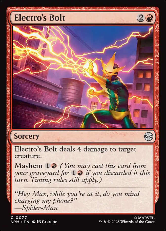 image Electro's Bolt