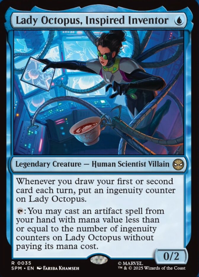 image Lady Octopus, Inspired Inventor
