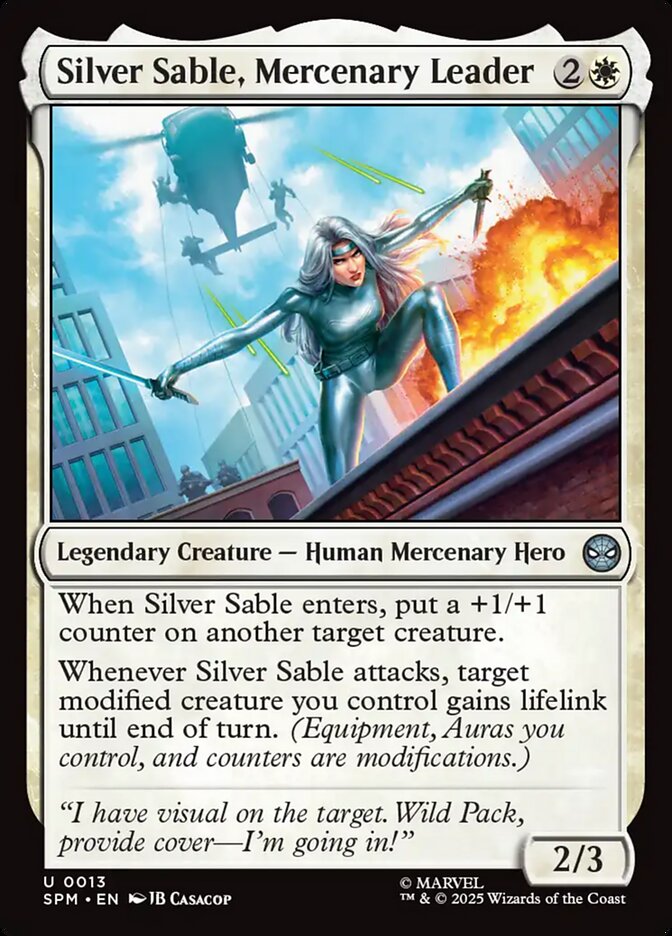 image Silver Sable, Mercenary Leader
