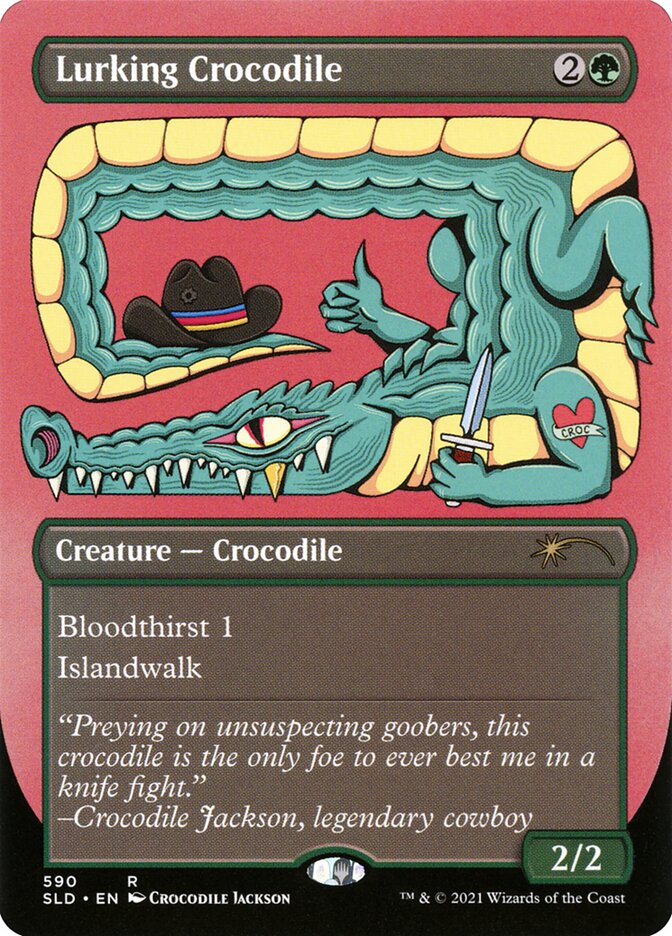 image Lurking Crocodile
