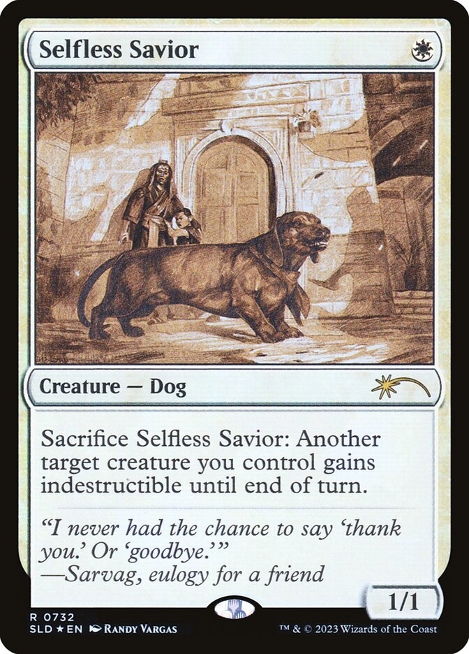 image Selfless Savior