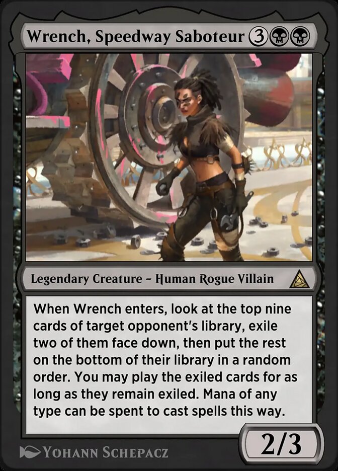 image Wrench, Speedway Saboteur