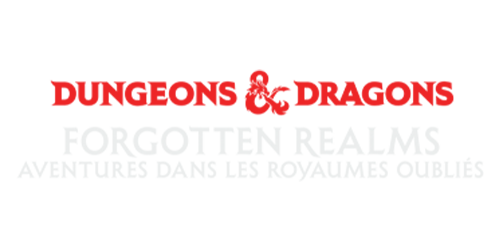 logo édition Donjons & Dragons : Aventures dans les Royaumes Oubliés