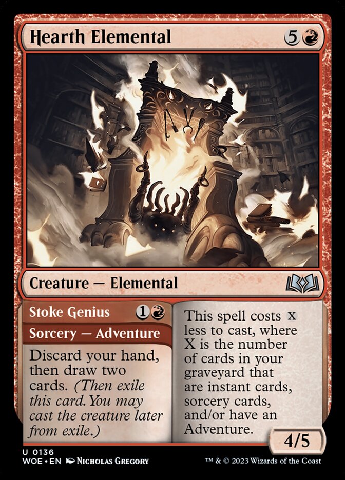 image Hearth Elemental // Stoke Genius