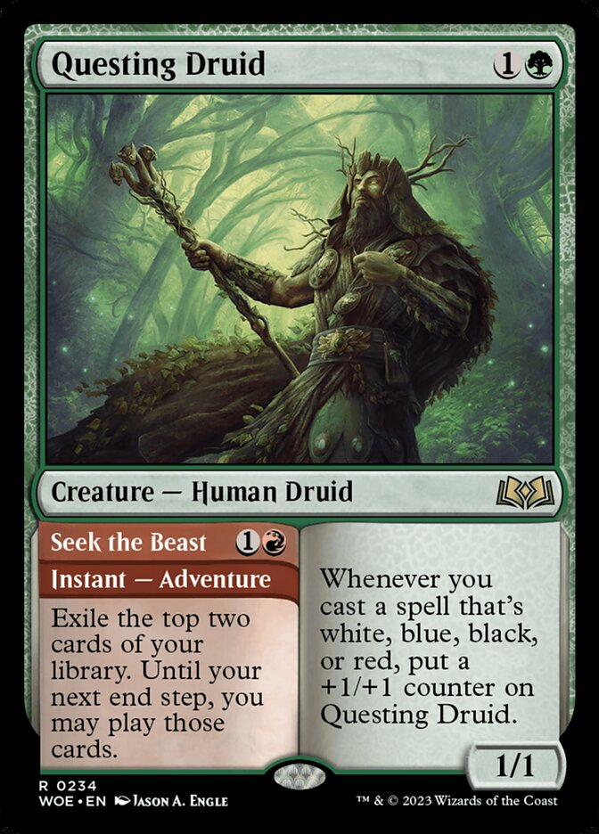 image Questing Druid // Seek the Beast