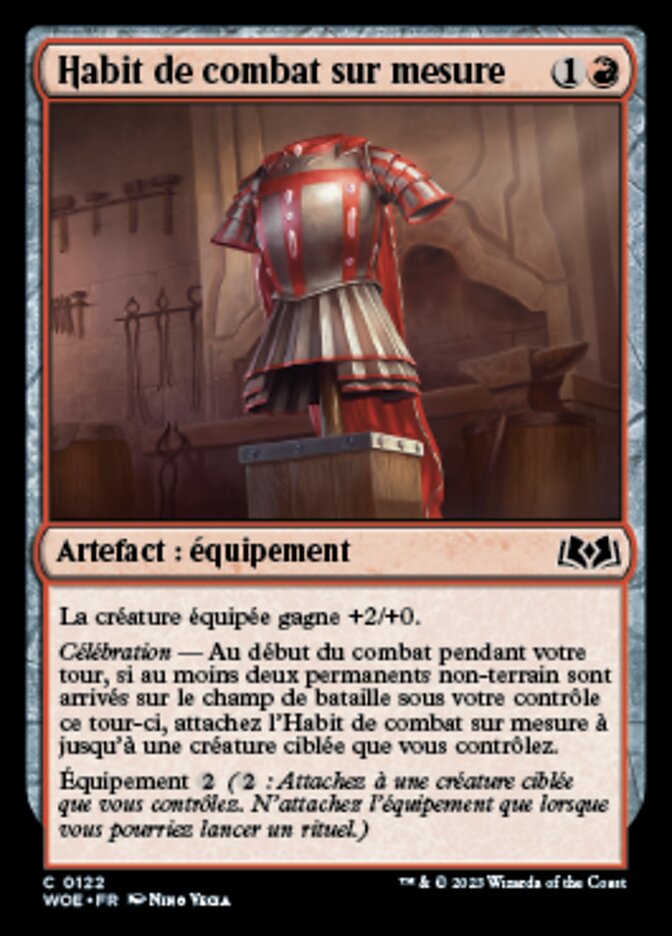 image Habit de combat sur mesure