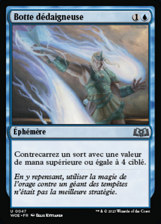 image Botte dédaigneuse