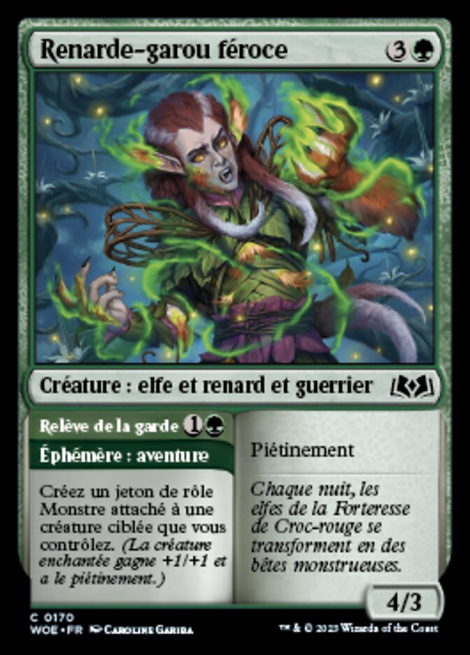 image Ferocious Werefox // Guard Change