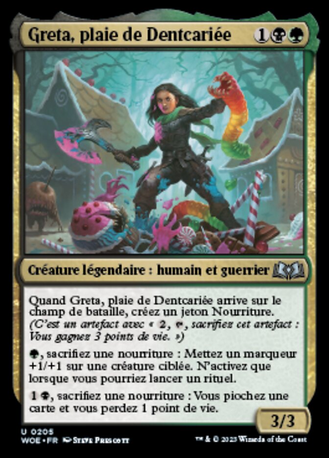 image Greta, plaie de Dentcariée