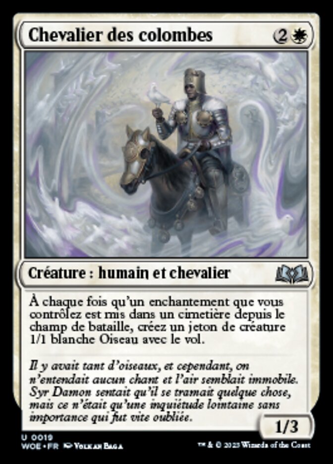 image Chevalier des colombes