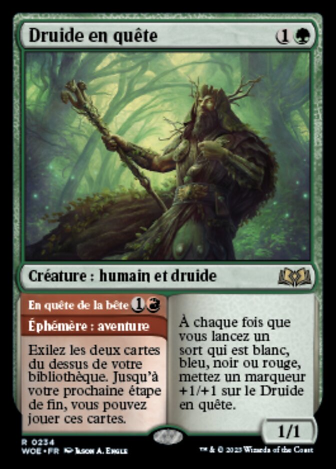 image Questing Druid // Seek the Beast