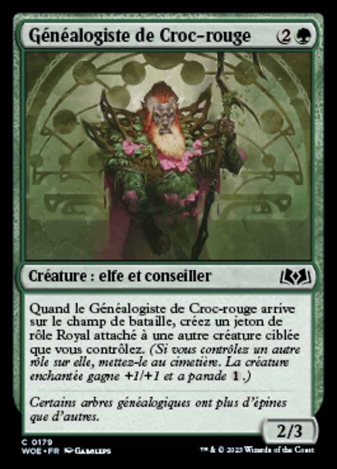 image Généalogiste de Croc-rouge