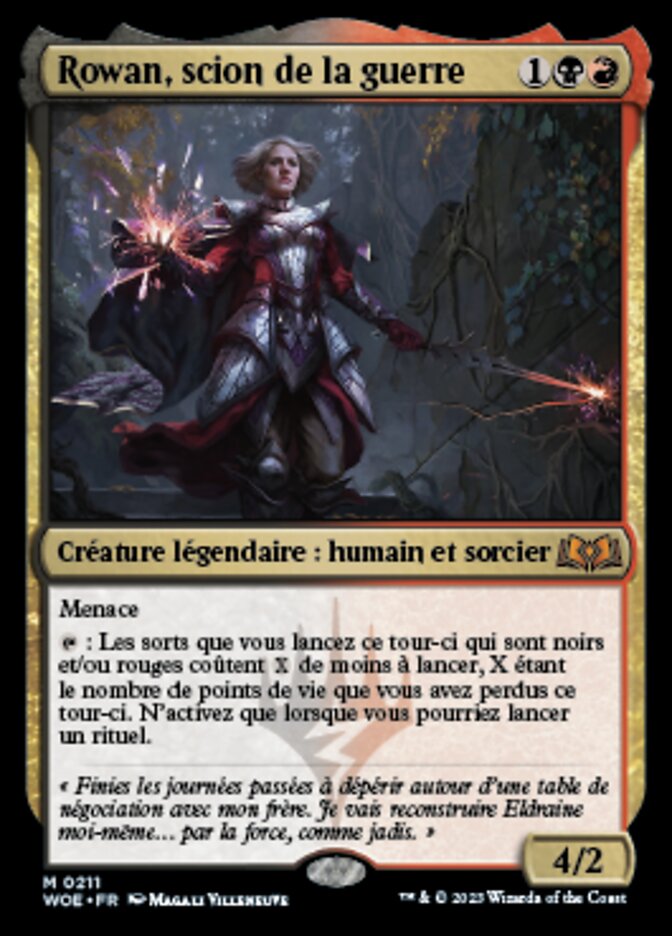 image Rowan, scion de la guerre