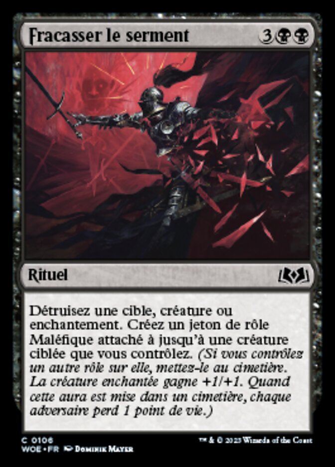 image Fracasser le serment