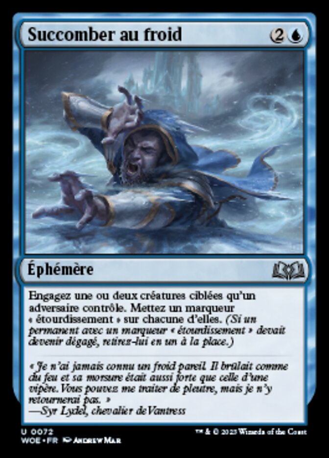 image Succomber au froid