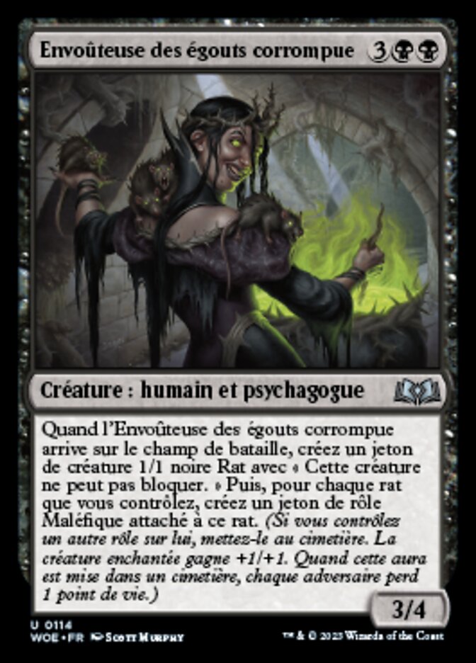 image Envoûteuse des égouts corrompue