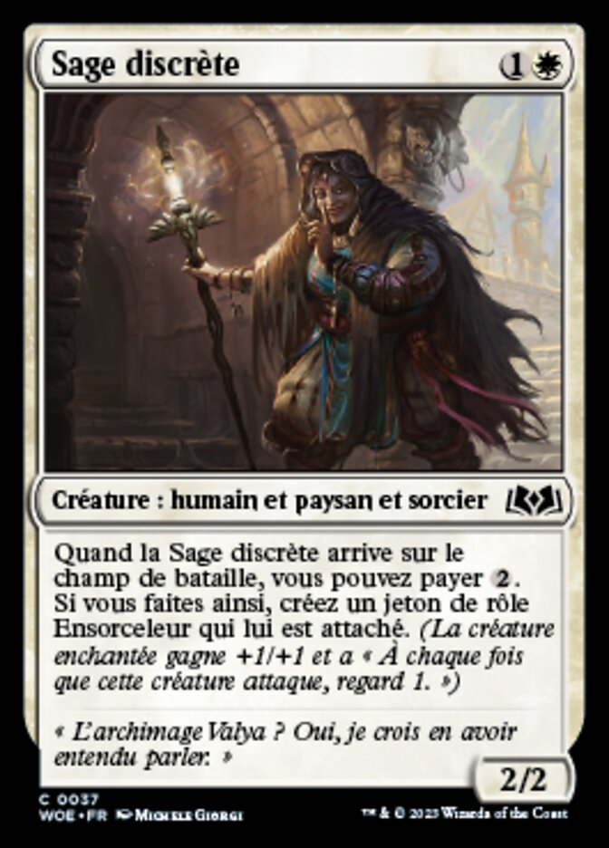 image Sage discrète