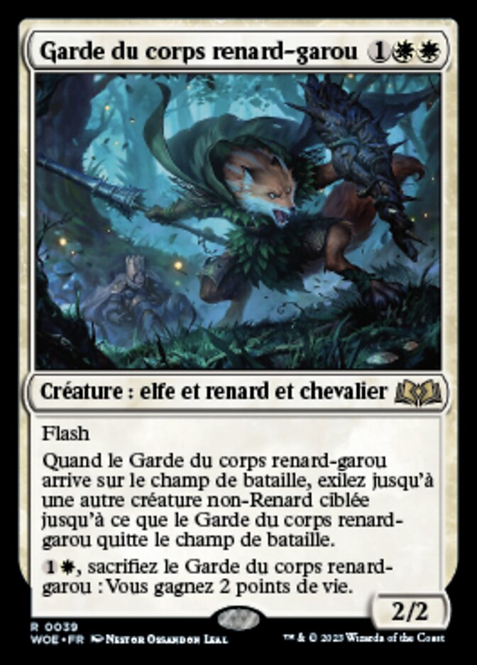 image Garde du corps renard-garou