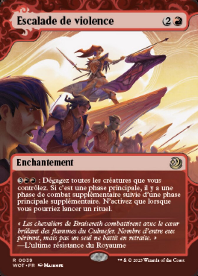 image Escalade de violence