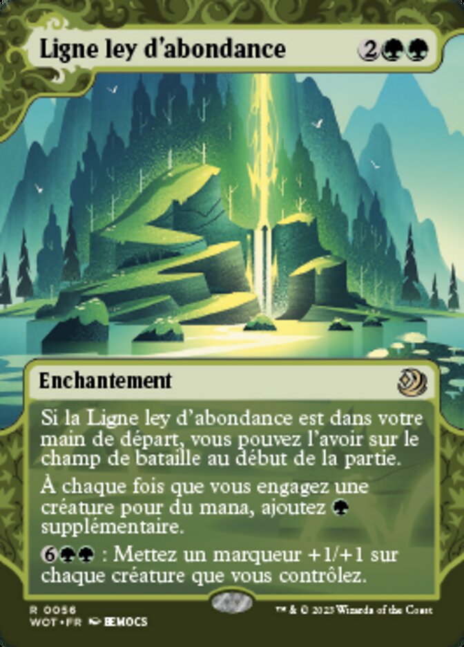 image Ligne ley d'abondance