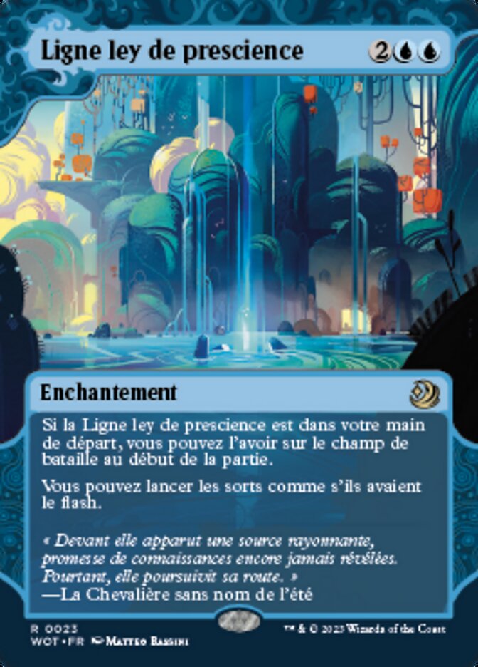 image Ligne ley de prescience