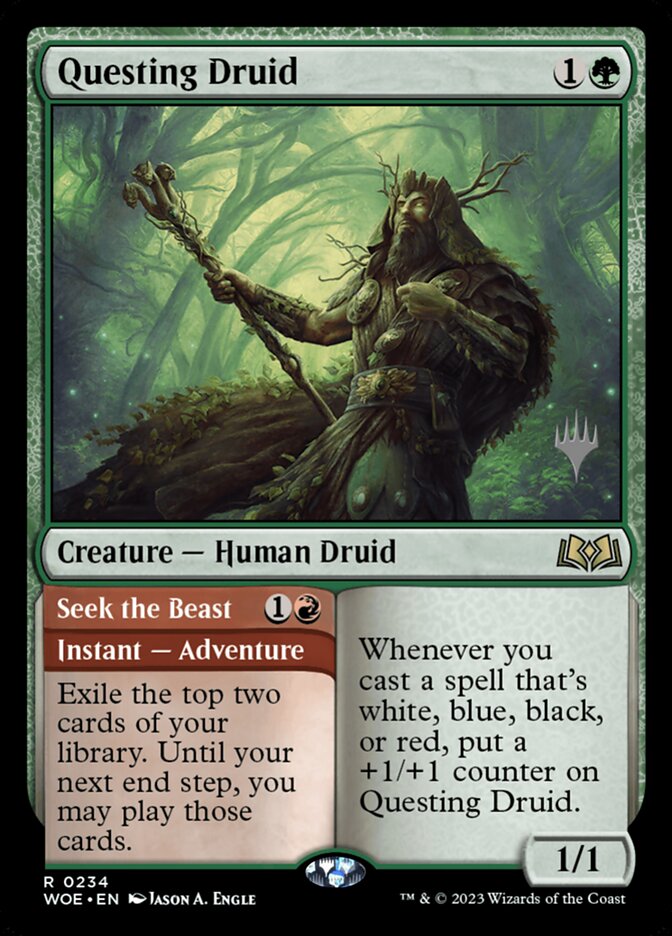 image Questing Druid // Seek the Beast