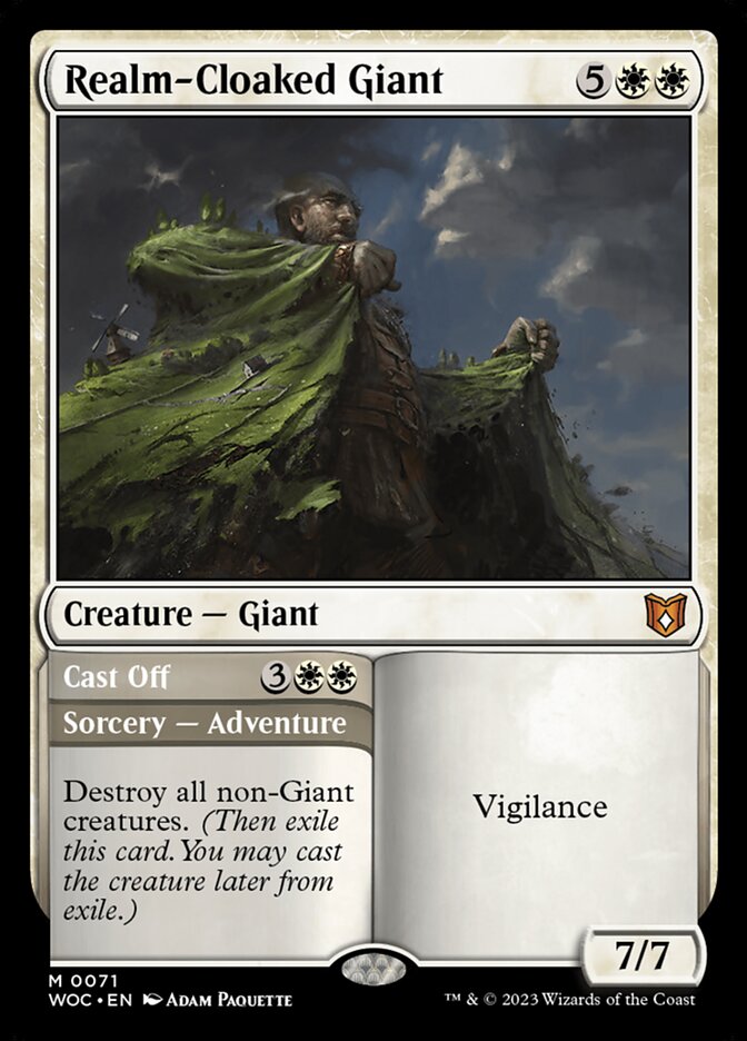 image Realm-Cloaked Giant // Cast Off