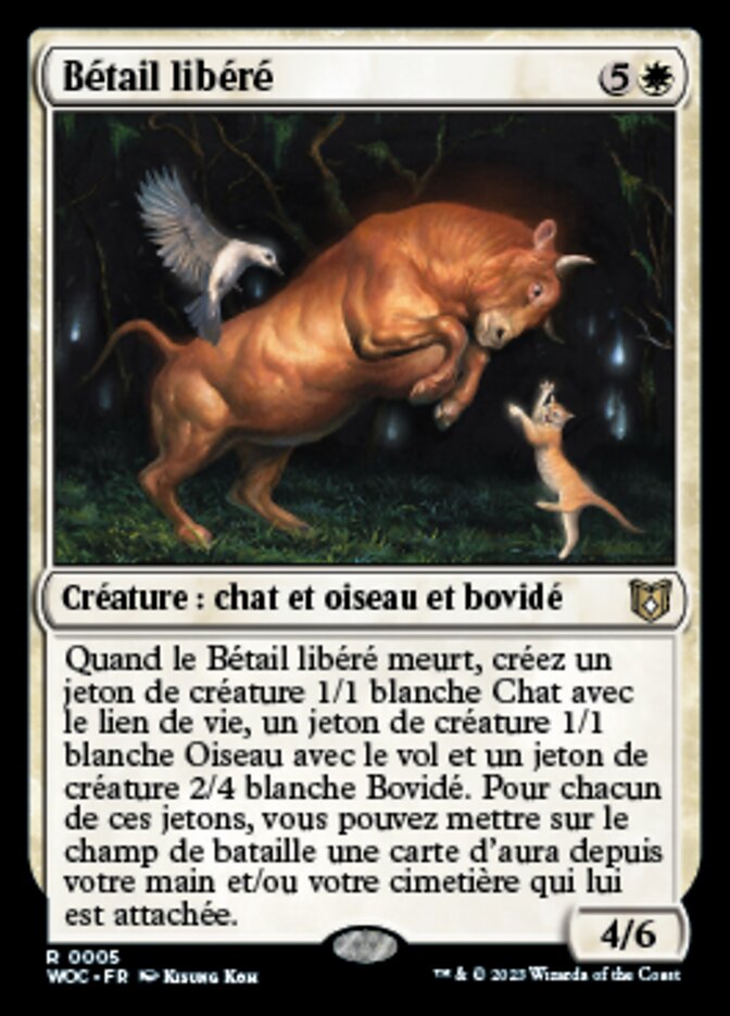 image Bétail libéré