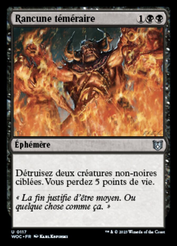 image Rancune téméraire