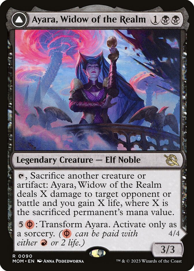 image Ayara, Widow of the Realm // Ayara, Furnace Queen