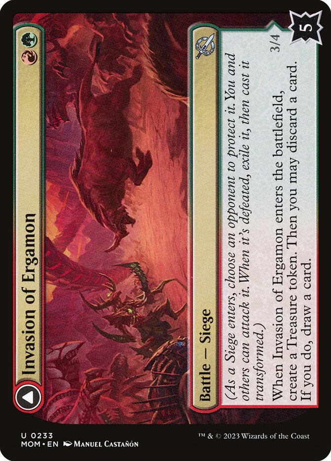 image Invasion of Ergamon // Truga Cliffcharger