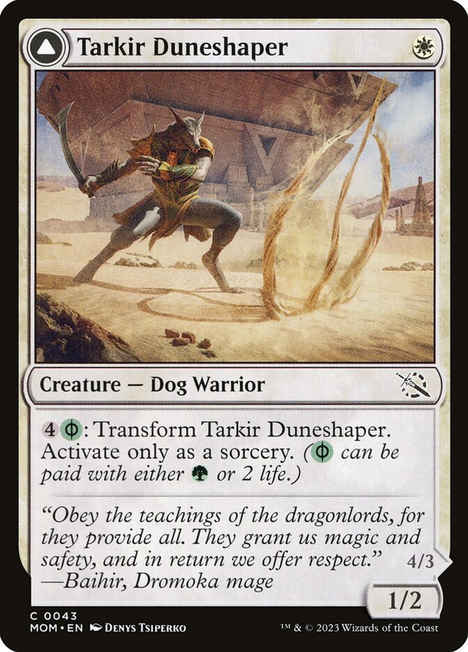 image Tarkir Duneshaper // Burnished Dunestomper