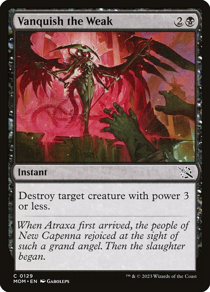 image Vanquish the Weak