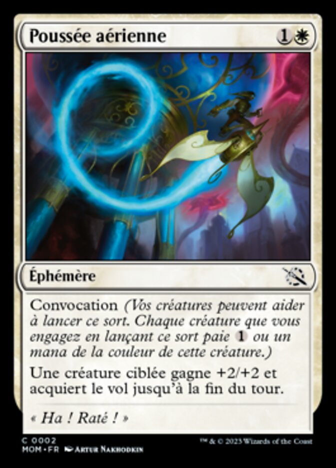 image Poussée aérienne