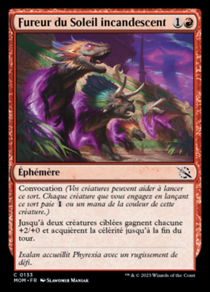 image Fureur du Soleil incandescent