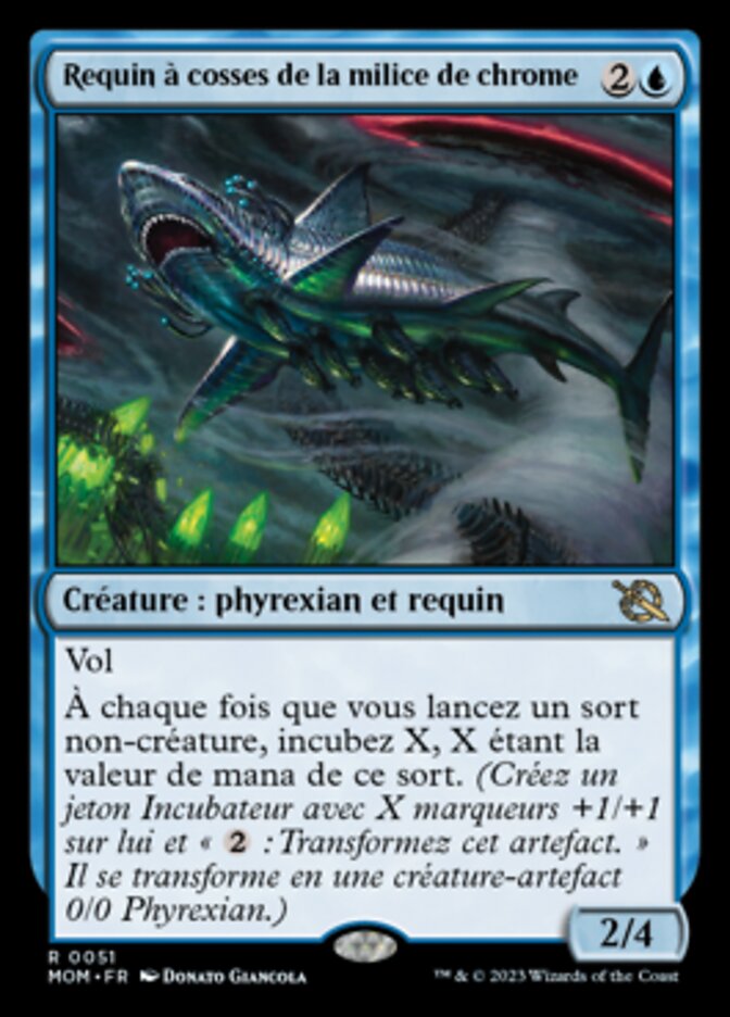 image Requin à cosses de la milice de chrome