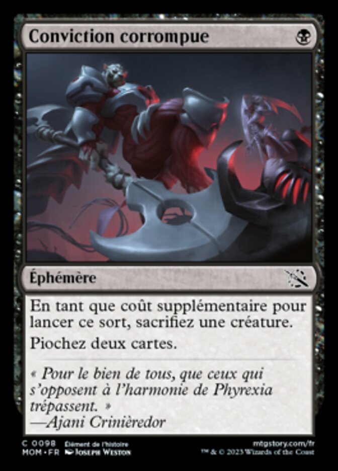 image Conviction corrompue