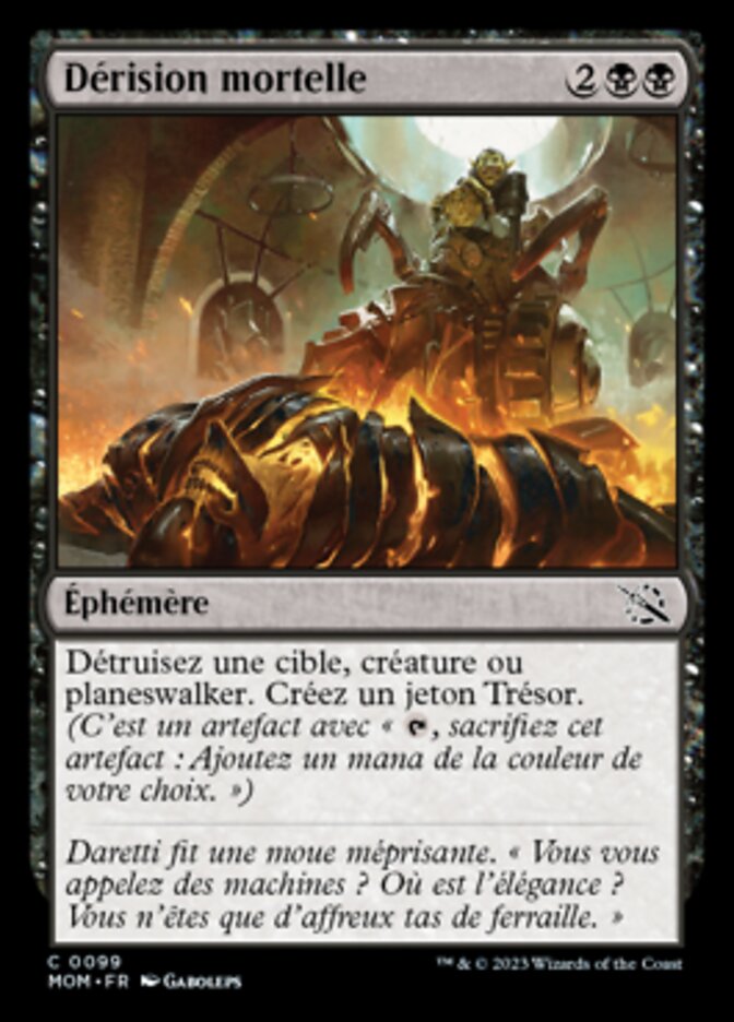 image Dérision mortelle