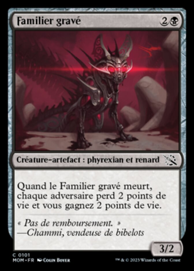 image Familier gravé