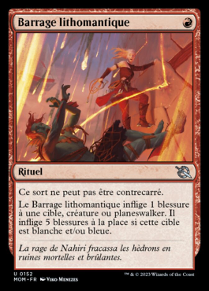 image Barrage lithomantique