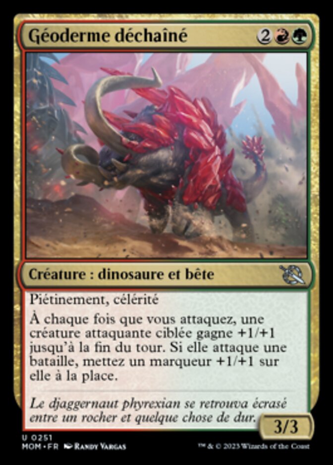 image Géoderme déchaîné