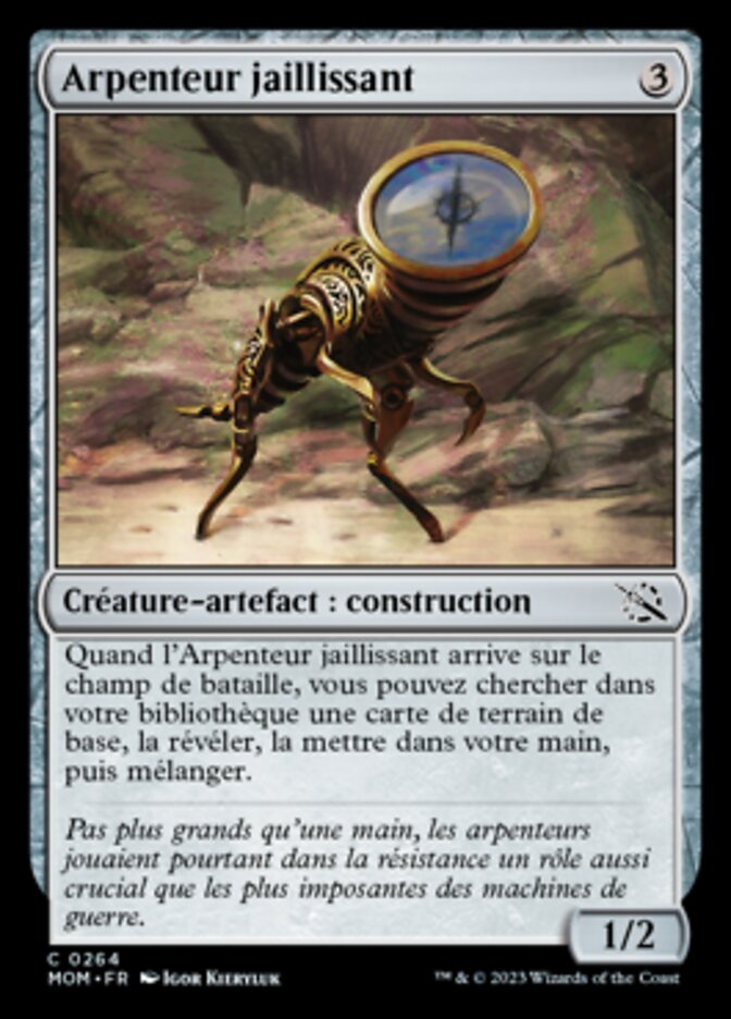 image Arpenteur jaillissant