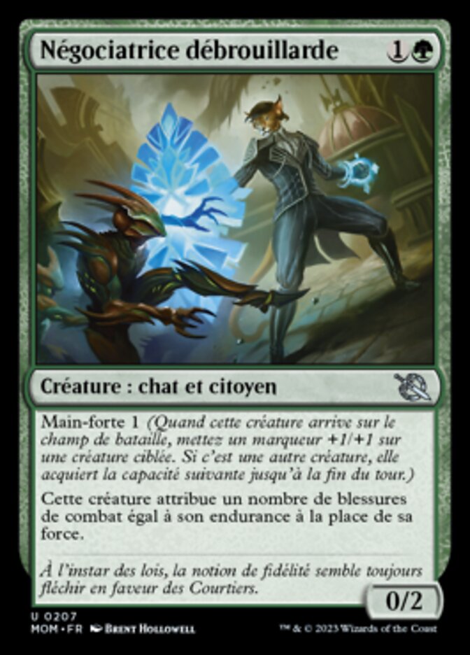 image Négociatrice débrouillarde