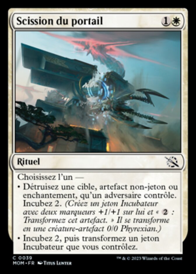 image Scission du portail