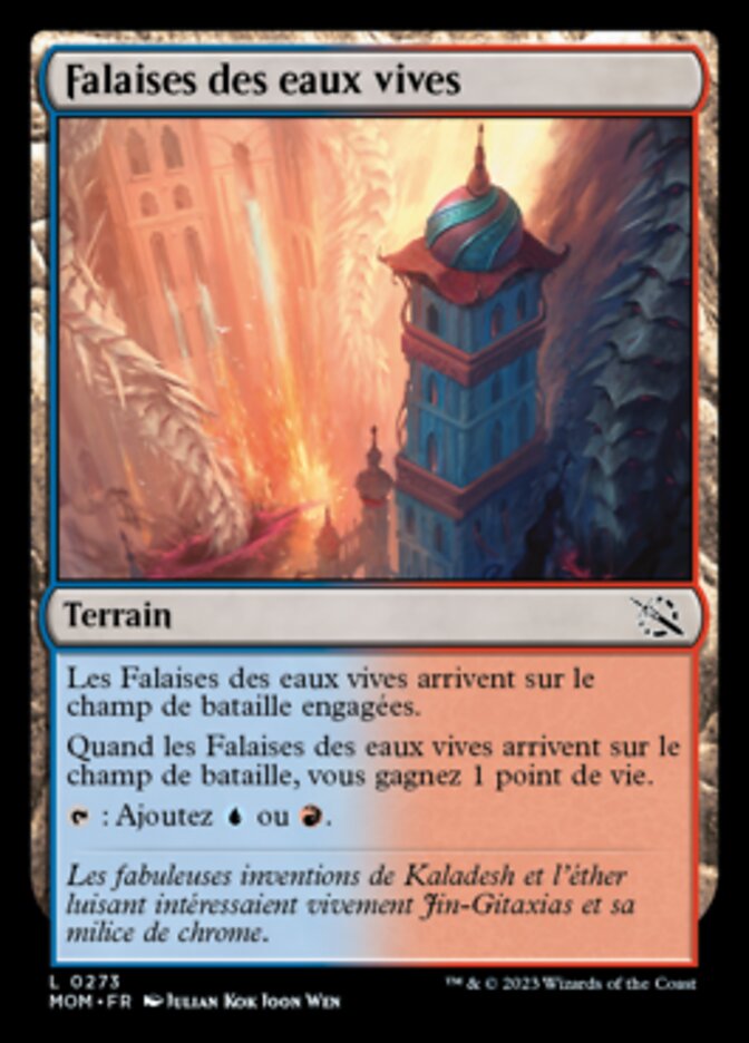 image Falaises des eaux vives